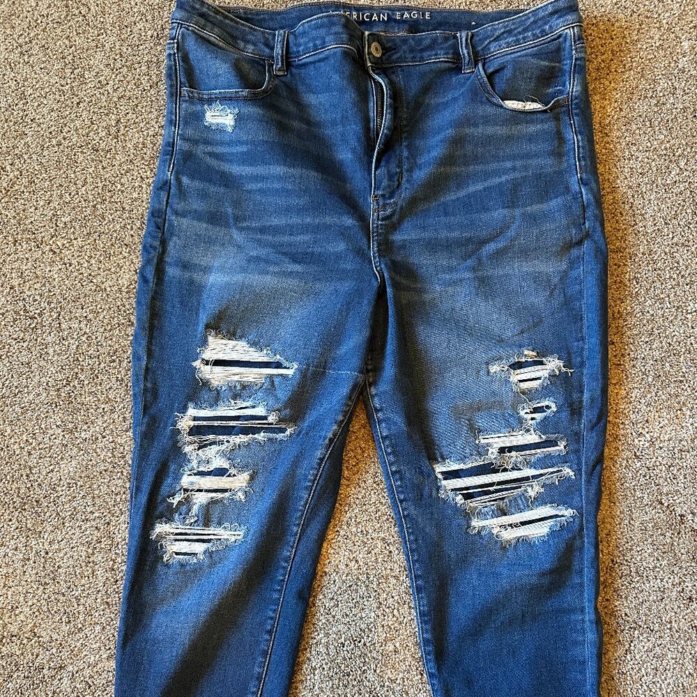 American Eagle High Rise Jegging Crop